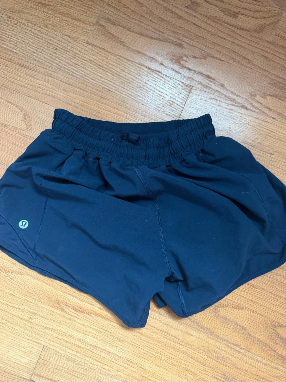 lululemon athletica Navy Blue Elastic-Waist Women's Shorts
